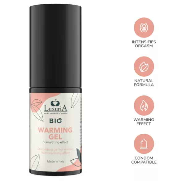 Intimateline Luxuria BIO - gel estimulante/caliente para mujeres (30 ml)