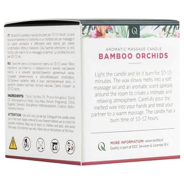 Exotiq Bamboo Orchids - vela de masaje (60g)