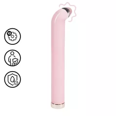 Loveline - Consolador de vidrio con punto G (rosa)
