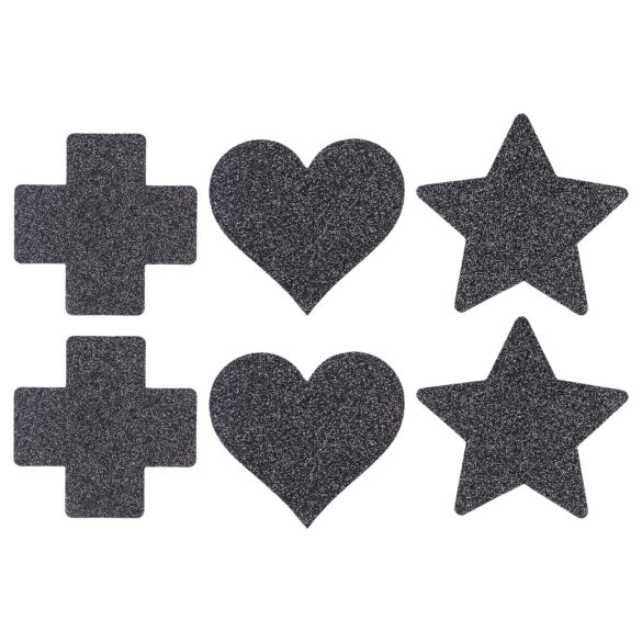 Le Désir - set de cubrepezones - 3 pares - negro