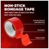 Ouch! - cinta de bondage autoadhesiva (roja) - 20 m