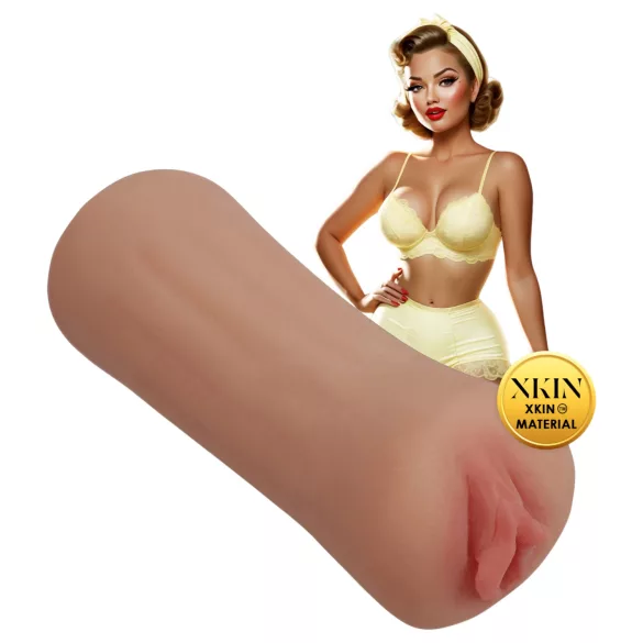 XKIN Party Slut Bettie - masturbador con vagina realista (color natural)