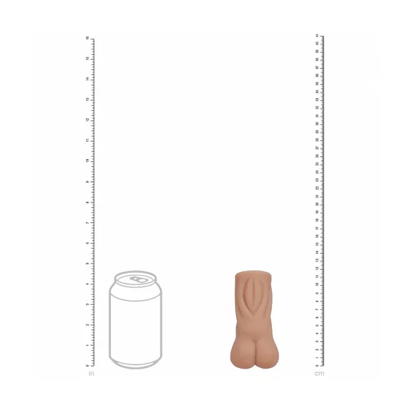XKIN Naughty Nurse Trixie - masturbador con vagina realista (color natural)