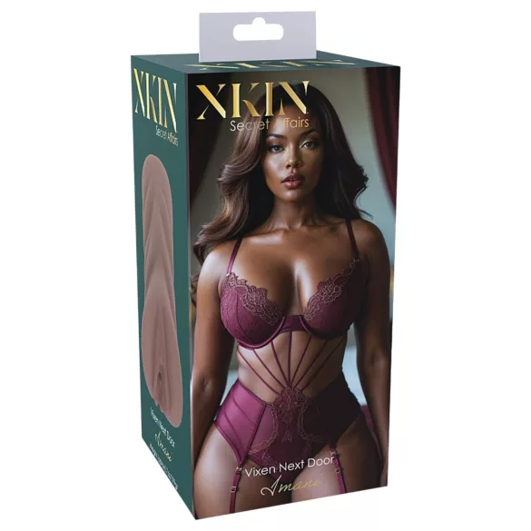 XKIN Next Door Amani - vagina masturbadora realística (tono moreno natural)