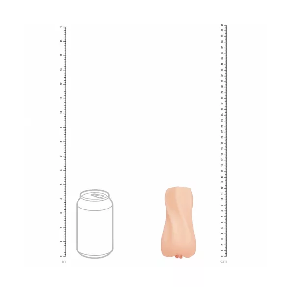 XKIN Cutie Darla - masturbador de vagina realista (color natural)