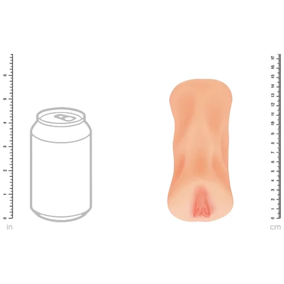 XKIN Bartender Sasha Slippernip - masturbador vagina realista (color natural)