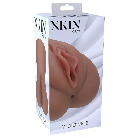 XKIN - vagina artificial realista - Talla L (tono oscuro natural)