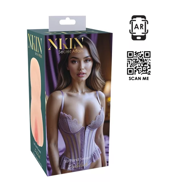 XKIN Sweet Delilah - masturbador vaginal realista (color natural)