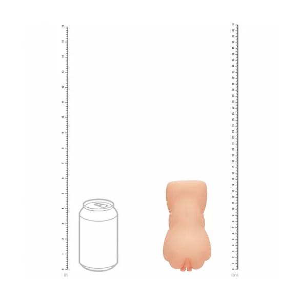 XKIN Sweet Delilah - masturbador vaginal realista (color natural)