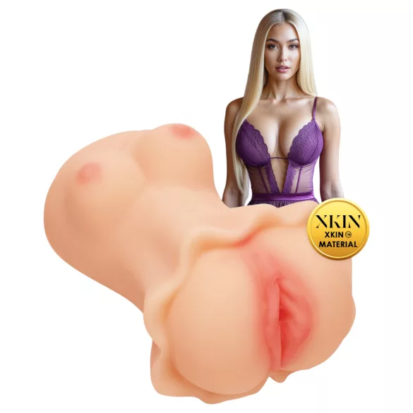 XKIN Enchantment Elise - masturbador con vagina artificial realista (color natural)
