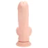 RealRock - consolador realista de doble densidad (color carne) - 18 cm