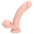 RealRock - consolador realista de doble densidad (color carne) - 18 cm