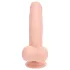 RealRock - consolador realista de doble densidad (color carne) - 18 cm
