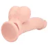 RealRock - consolador realista de doble densidad (color carne) - 18 cm