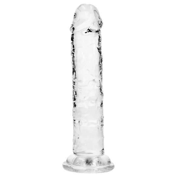 RealRock - consolador realista con ventosa (transparente) - 12,7 cm