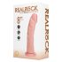 REALROCK - vibrador con ventosa - natural (20,5 cm)
