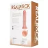 RealRock - consolador con ventosa y vibración - realista beige 20,5 cm