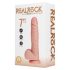 REALROCK - Vibrador con ventosa - Natural (18 cm)
