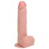 REALROCK - Vibrador con ventosa - Natural (18 cm)