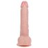 REALROCK - Vibrador con ventosa - Natural (18 cm)