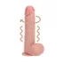 RealRock - vibrador rotatorio - realista - color natural 20,5 cm