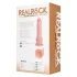 RealRock - vibrador rotatorio - realista - color natural 20,5 cm