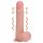 RealRock - consolador vibrador con ventosa - realista - color piel 20,5cm