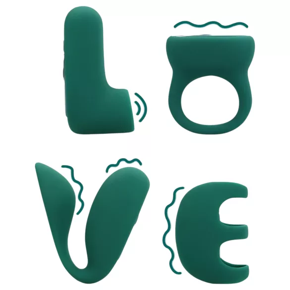 Loveline (S)explore - kit de juguetes sexuales para parejas - verde