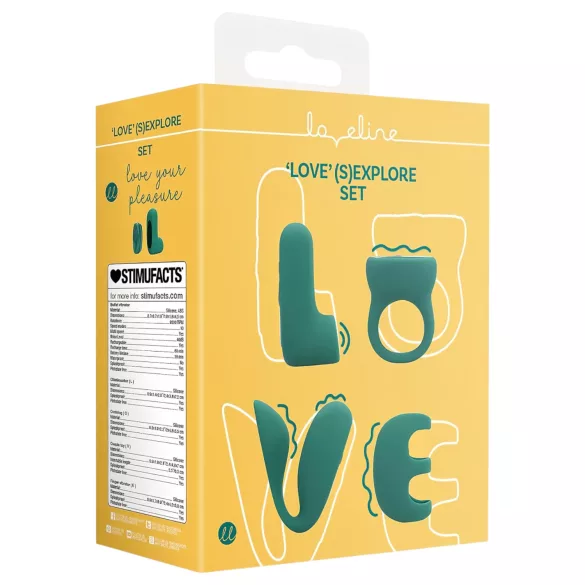 Loveline (S)explore - kit de juguetes sexuales para parejas - verde