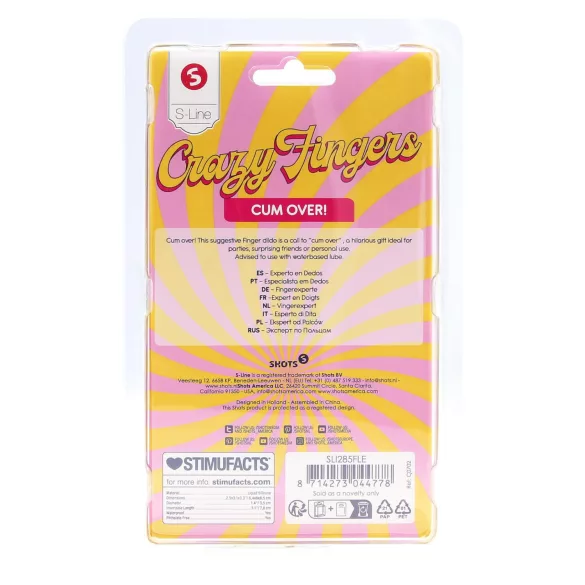 S-Line - consolador de dos dedos (color natural)