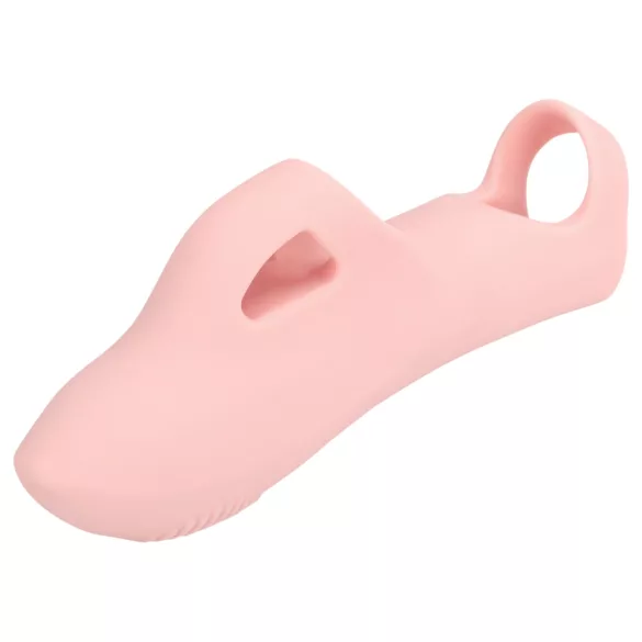 Loveline - vibrador de dedo texturizado - silicona rosa