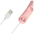 Loveline - vibrador de dedo texturizado - silicona rosa
