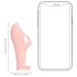Loveline - vibrador de dedo texturizado - silicona rosa