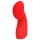Loveline - vibrador de dedo estimulador - silicona - rojo