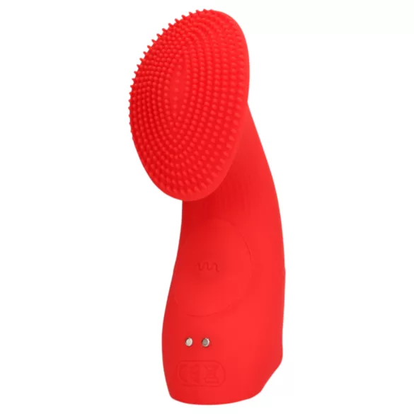 Loveline - vibrador de dedo estimulador - silicona - rojo