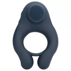   Loveline - anillo vibrador para pene con estimulador de clítoris - gris