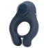 Loveline - anillo vibrador para pene con estimulador de clítoris - gris