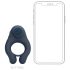 Loveline - Anillo vibrador con estimulador de clítoris (gris)
