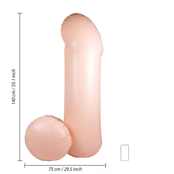 Blow Me Up - globo falo inflable - 140 cm
