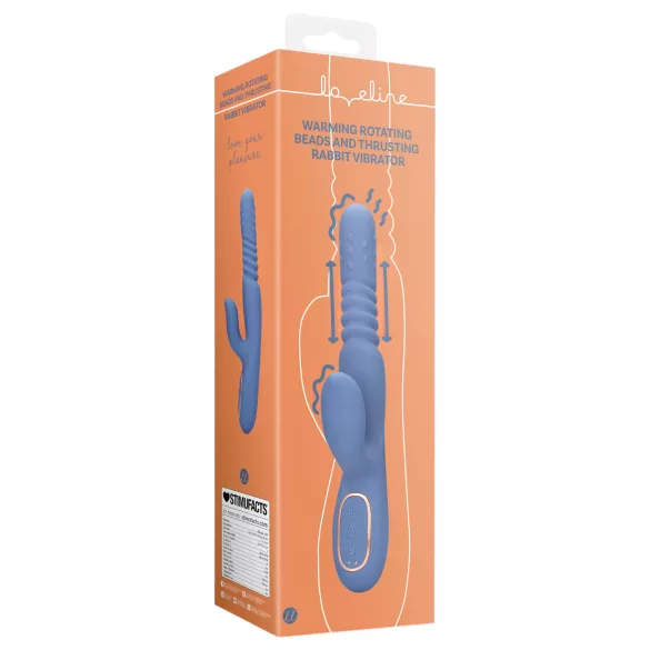 Loveline - vibrador impulsor con efecto calor (azul)