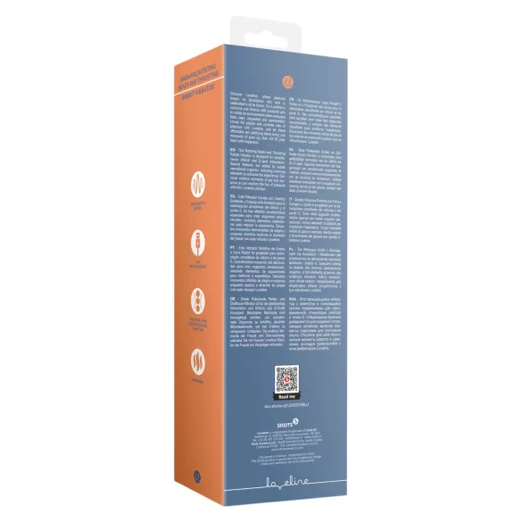 Loveline - vibrador impulsor con efecto calor (azul)