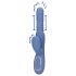 Loveline - Vibrador Calentador con Empuje (Azul)