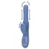 Loveline - vibrador impulsor con efecto calor (azul)