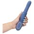 Loveline - Vibrador Calentador con Empuje (Azul)