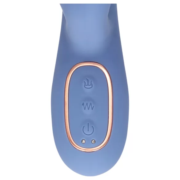 Loveline - vibrador impulsor con efecto calor (azul)