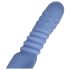 Loveline - Vibrador Calentador con Empuje (Azul)