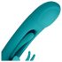 Loveline - Vibrador con mariposas y lengua (turquesa)