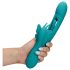 Loveline - Vibrador con mariposas y lengua (turquesa)