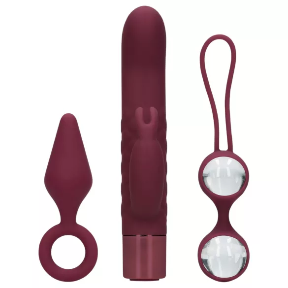 Loveline (S)explore - kit de juguetes sexuales para mujer - rojo