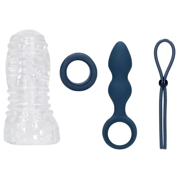 Loveline (S)explore - kit de juguetes sexuales para hombre - azul